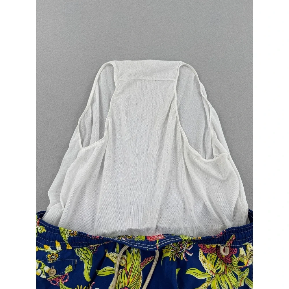 Polo Ralph Lauren Hawaiian Floral Swim Shorts Men's LT Blue Tropical Summer